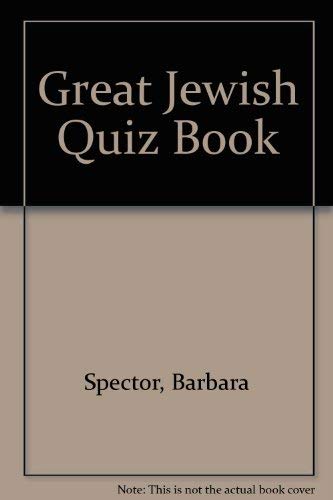 Stock image for Great Jewish Quiz Book for sale by HPB-Movies