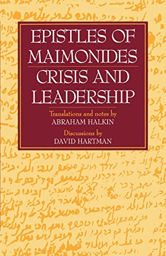 Stock image for Epistles of Maimonides: Crisis and Leadership for sale by ThriftBooks-Atlanta