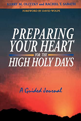Imagen de archivo de Preparing Your Heart for the High Holy Days: A Guided Journal a la venta por SecondSale