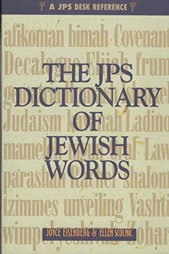 Beispielbild fr The JPS Dictionary of Jewish Words zum Verkauf von Better World Books