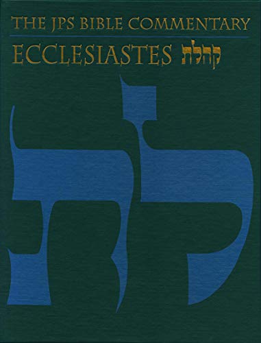 9780827607422: Ecclesiastes: The Traditional Hebrew Text with the New JPS Translation