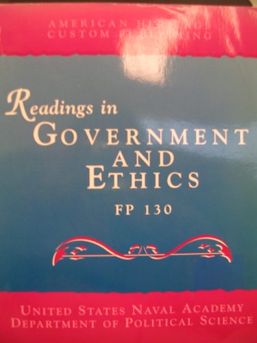 Readings in Government and Ethics FP 130 (9780828109185) by Unknown Author