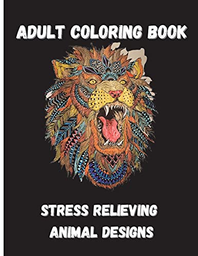 9780828314923: Animal Adult Coloring Book: Beautiful Activity Book for Animal Lovers, Stress Relieving Animal Design