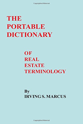 Stock image for Portable Dictionary of Real Estate Terminology for sale by PBShop.store US