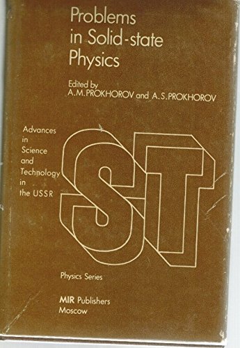 Imagen de archivo de Problems in Solid-State Physics (Advances in Science and Technology in the USSR Physics Series) a la venta por Arundel Books
