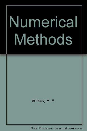 Imagen de archivo de Numerical Methods a la venta por Zubal-Books, Since 1961