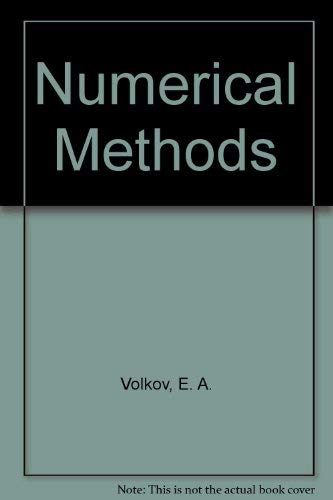 Stock image for Numerical Methods for sale by Zubal-Books, Since 1961