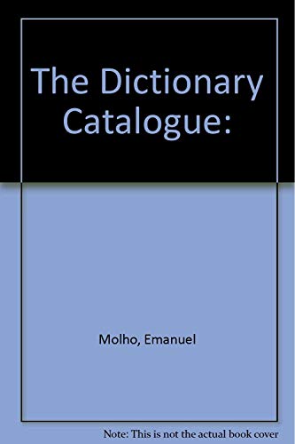 9780828801508: The Dictionary Catalogue: