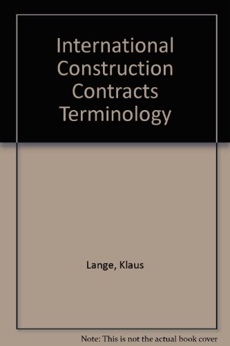 9780828802239: International Construction Contracts Terminology