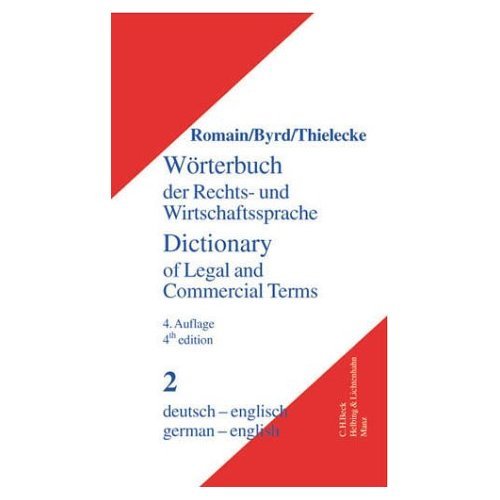 9780828803946: German to English Dictionary of Legal and Economic Terminology / Woerterbuch der Rechtsprache und Wirtschaftssprache Deutsch Englisch