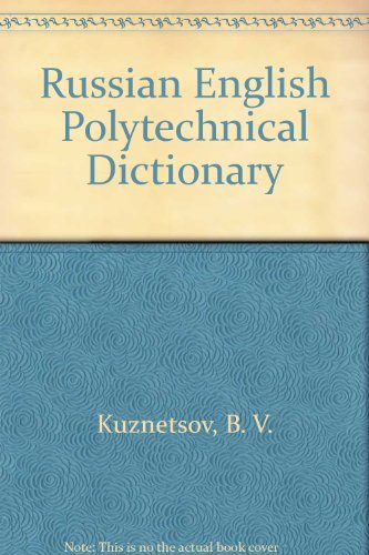 9780828806602: Russian English Polytechnical Dictionary