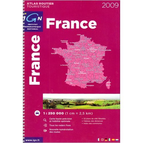 9780828861991: Michelin Road Atlas France