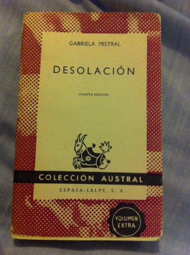 Desolacion (9780828871303) by Gabriela Mistral