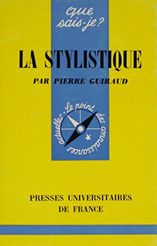 Beispielbild fr La Stylistique zum Verkauf von ThriftBooks-Dallas