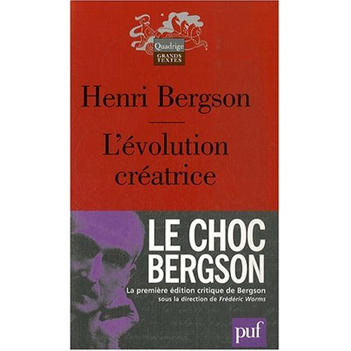 9780828890762: L'Evolution Creatrice [Paperback] by Bergson, Henri