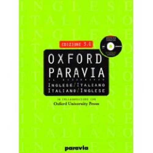 9780828891226: Oxford Paravia Dizionario Inglese Italiano e Italiano Inglese. Oxford Paravia Dictionary Italian English and English Italian