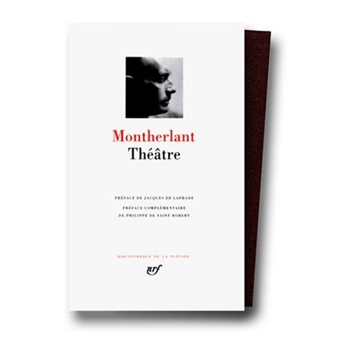 9780828898850: Theatre (Bibliotheque de la Pleiade)