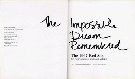 Beispielbild fr The Impossible Dream Remembered zum Verkauf von Better World Books