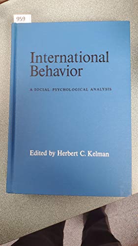 Stock image for International Behavior: A Social-Psychological Analysis for sale by Buchpark