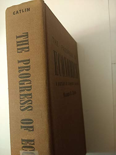 Imagen de archivo de Progress of Economics a History of Economic Thought a la venta por Solr Books