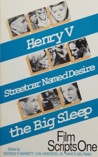 Stock image for Film Scripts One: Henry 5, Streetcar Named Desire, the Big Sleep for sale by Feldman's  Books