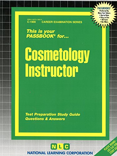 9780829319002: Cosmetology Instructor (Passbooks)