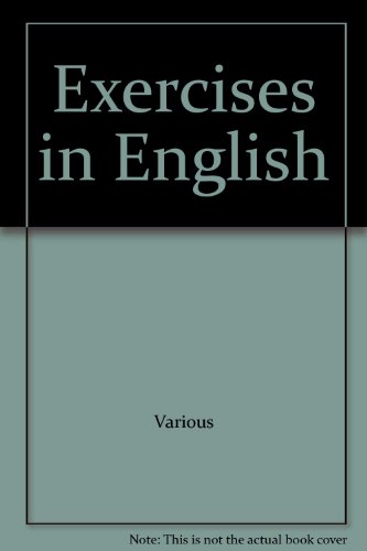 Stock image for Exercises in English for sale by Better World Books