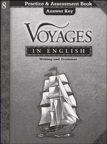 Stock image for Voyages in English Writing and Grammar 8 (Practice Assessment Book Answer Key) for sale by Blue Vase Books