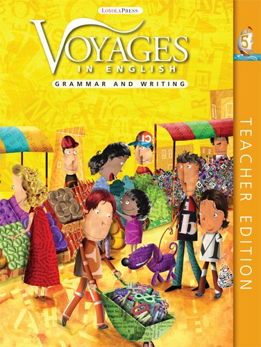 Beispielbild fr Grade Level 5: Teacher Edition: Grammar and Writing (Voyages in English 2011) zum Verkauf von HPB-Red
