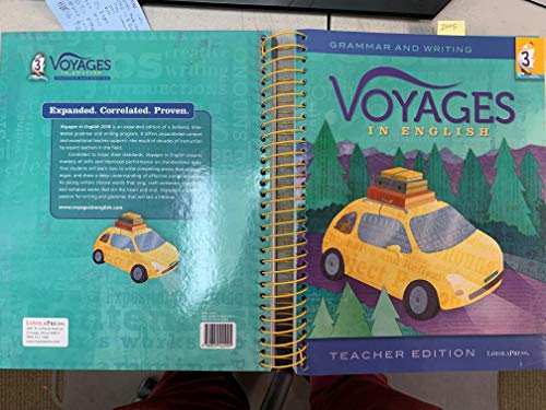 Stock image for Voyages In English, Grammar And Writing, Grade 3: Teacher Edition (2018 Copyright) for sale by ~Bookworksonline~