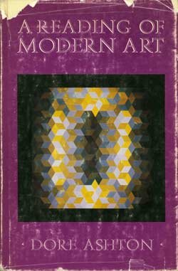 Stock image for A Reading of Modern Art for sale by Better World Books