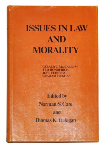 Beispielbild fr Issues in law and morality;: Proceedings zum Verkauf von 3rd St. Books