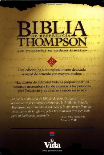 BÃ­blia de Referencia Thompson Tela Rojo Oscuro (9780829714432) by Zondervan