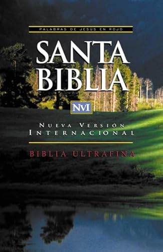 9780829729894: Santa Biblia/ Holy Bible: Nueva Version Internacional, Negro, Ultrafina Imit, Letra Roja Indice / New International Version, Black, Leather-look, Red Letter Index