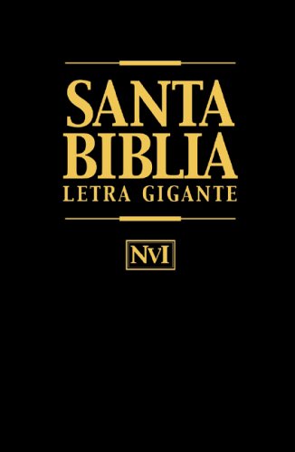 9780829734072: Santa Biblia Letra Gigante Piel Legitima Negro-Nu / Giant Print Bible