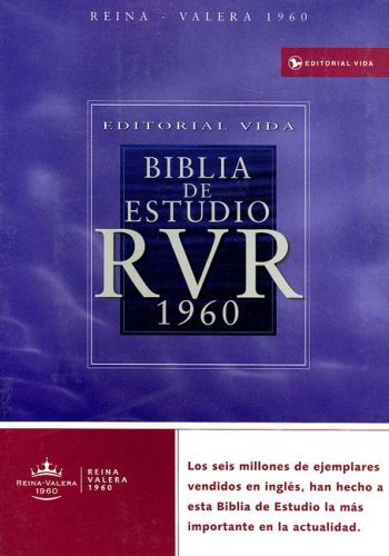 9780829744880: RVR 1960 Biblia de estudio, piel especial, negro, con ndice (Spanish Edition)