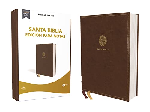 Beispielbild fr Reina Valera 1960 Santa Biblia Edici n para Notas, Leathersoft, Caf , Letra Roja (Spanish Edition) zum Verkauf von HPB-Blue