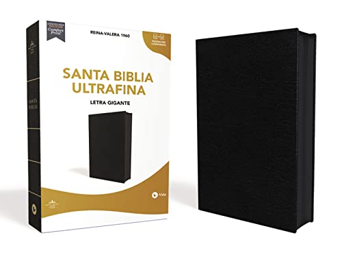 Beispielbild fr Reina Valera 1960 Santa Biblia Ultrafina, Letra Gigante, Piel Fabricada, Negro, con Cierre, Interior a dos colores (Spanish Edition) zum Verkauf von Lakeside Books