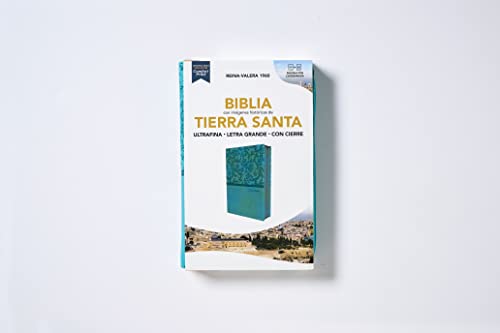 Beispielbild fr Biblia Reina-Valera 1960, Tierra Santa, Ultrafina Letra Grande, Leathersoft, Turquesa, Con Cierre zum Verkauf von Blackwell's