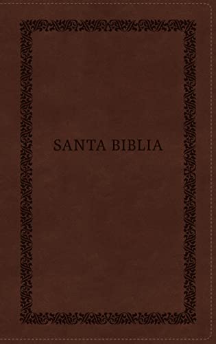 Stock image for Biblia Reina-Valera 1960, Tierra Santa, Ultrafina letra grande, Leathersoft, Caf?, con cierre (Spanish Edition) for sale by Front Cover Books