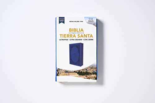 Beispielbild fr Biblia Reina-Valera 1960, Tierra Santa, Ultrafina Letra Grande, Leathersoft, Azul, Con Cierre zum Verkauf von Blackwell's