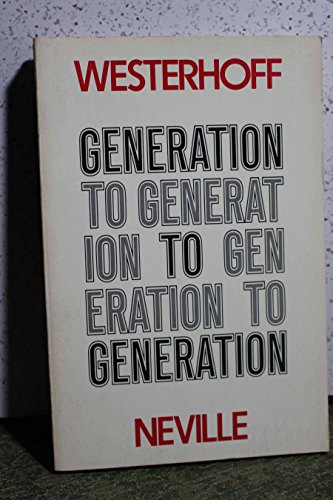 Stock image for Generation to generation: Conversations on religious education and culture for sale by Bank of Books