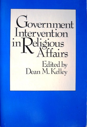 Imagen de archivo de Government Intervention in Religious Affairs a la venta por Better World Books