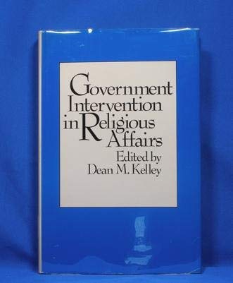 Imagen de archivo de Government Intervention in Religious Affairs a la venta por Better World Books