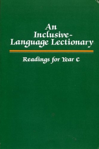 9780829807301: AN INCLUSIVE-LANGUAGE LECTIONARY Readings for Year C