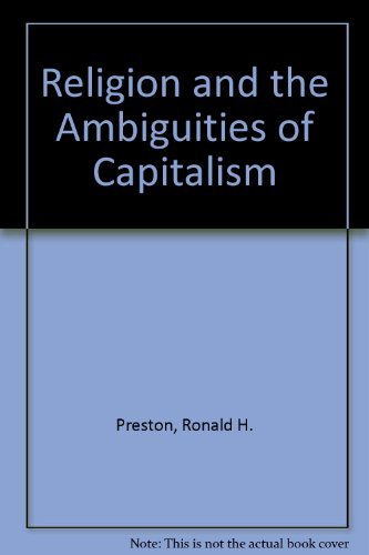 Imagen de archivo de Religion and the Ambiguities of Capitalism a la venta por Better World Books