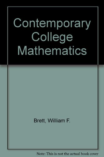 Stock image for Contemporary college mathematics for sale by dsmbooks