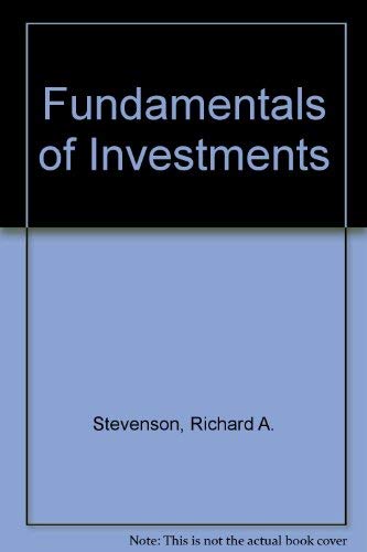 Stock image for Fundamentals of Investments for sale by Top Notch Books