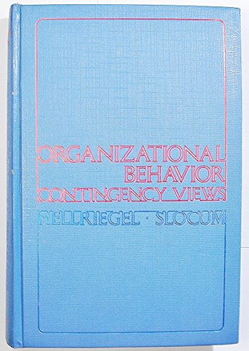 9780829900781: Organizational behavior: Contingency views (The West series in management)