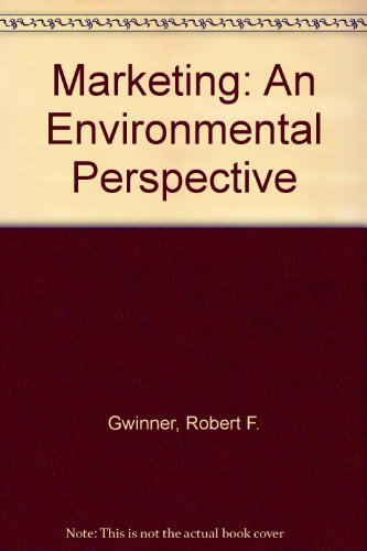 Imagen de archivo de Marketing : An Environmental Perspective a la venta por Better World Books: West